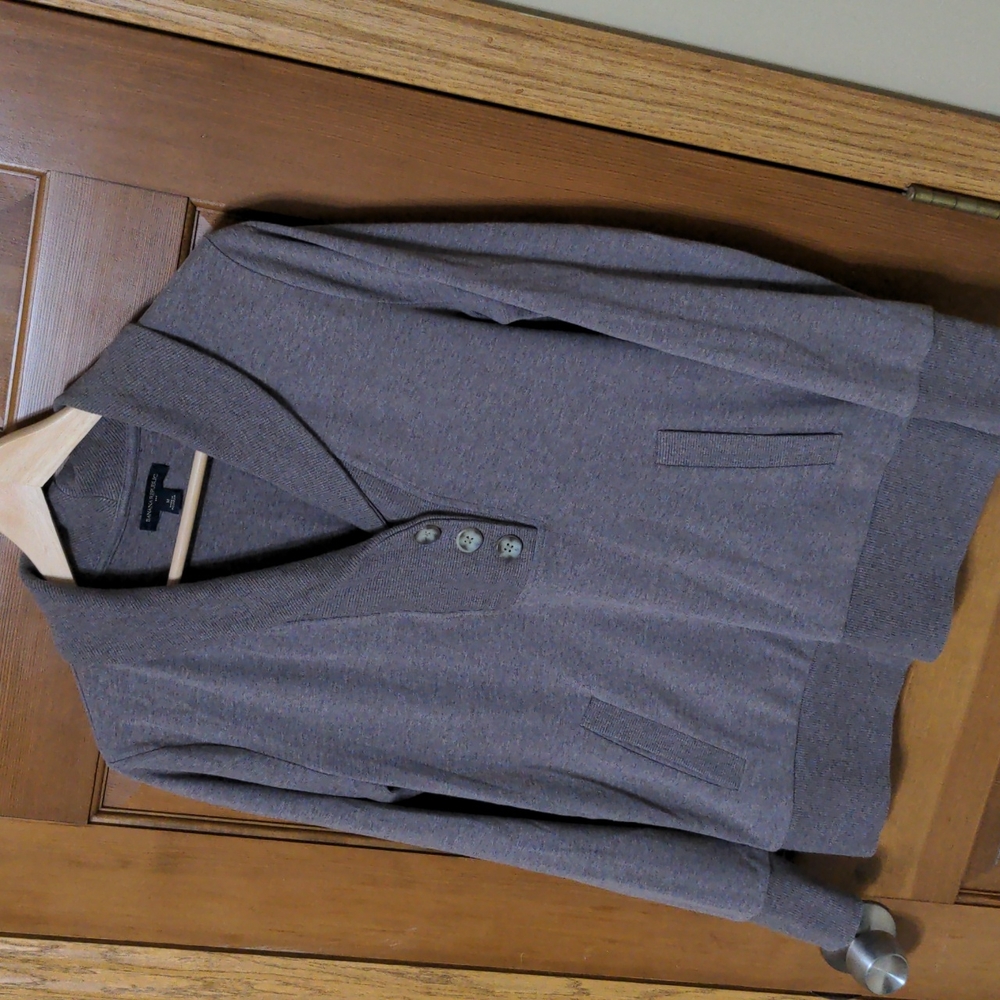 Banana Republic Shawl-Collar Pullover - Medium